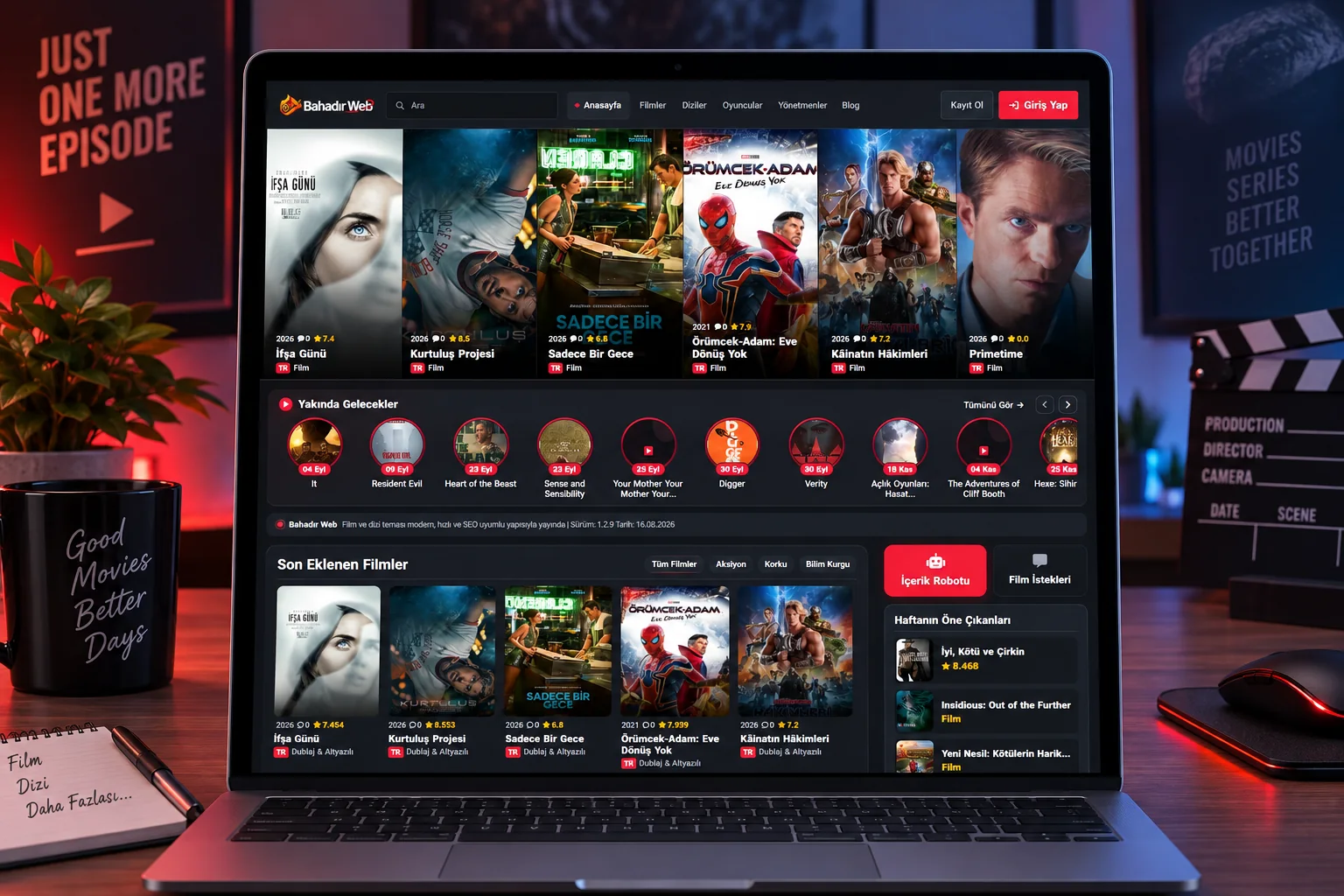 Wordpress Film-Dizi Teması
