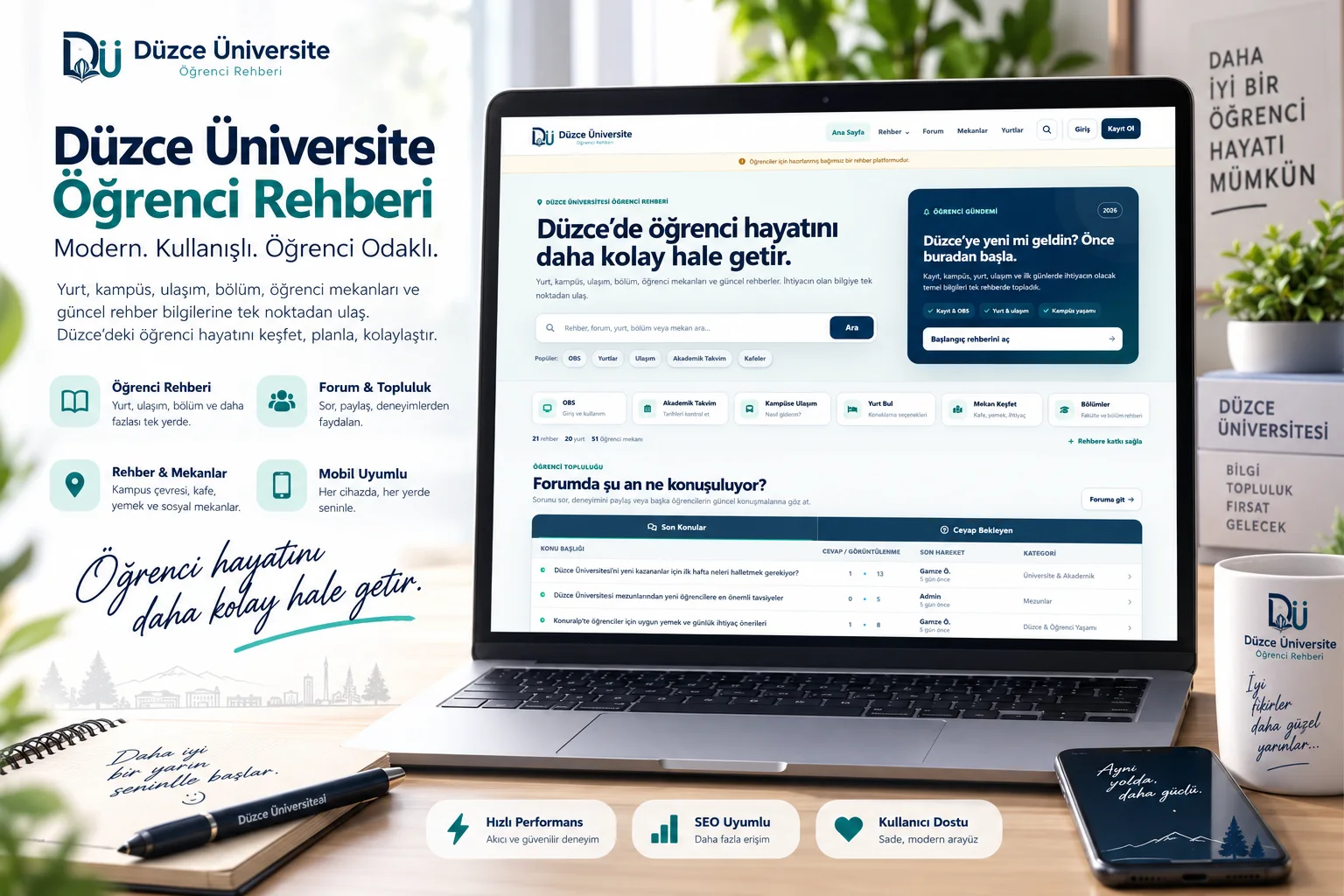Düzce Üniversitesi Rehber Platformu