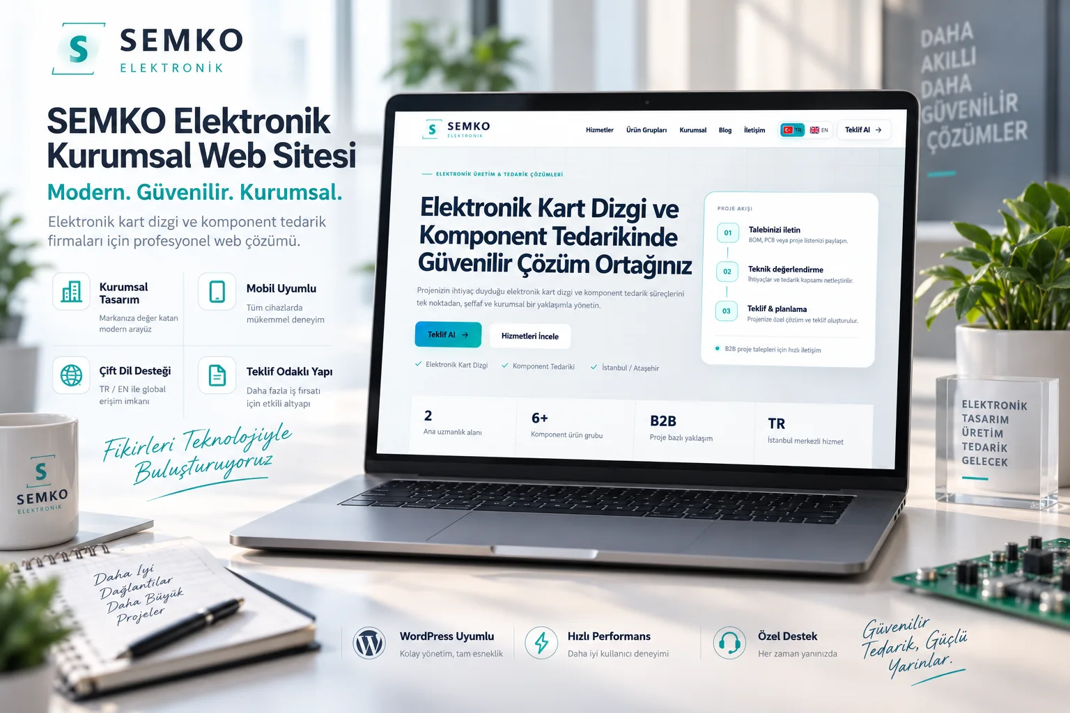 SEMKO Elektronik masaüstü görünümü