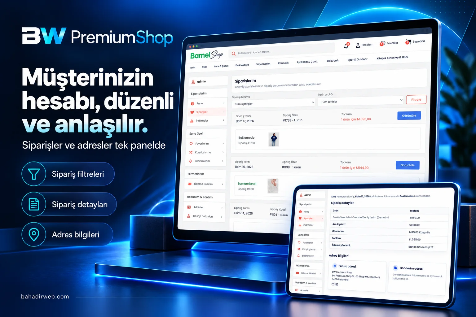 BW PremiumShop Türkçe WooCommerce E-Ticaret Teması küçük görsel 4