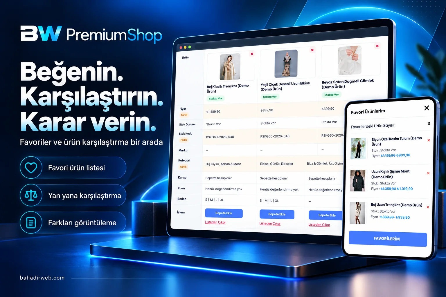 PremiumShop Türkçe WooCommerce E-Ticaret Teması proje ekran görüntüsü